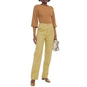 NWT Toteme Arles High Waisted Straight Leg Trousers | S